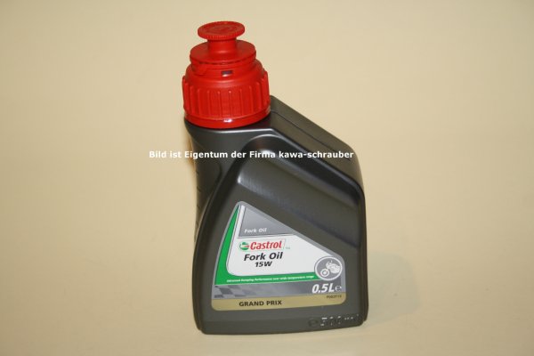 Castrol Gabelöl SAE15W mineralisch 0,5 Liter medium (Literpreis = 20 €)