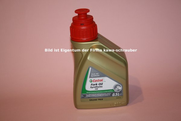 Castrol Gabelöl SAE5W 0,5 Liter synthetisch (Literpreis = 22,80€)