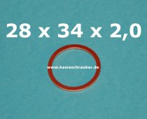 Dichtring Dichtung Kupfer massiv Dresselhaus DIN7603A 28x34x2,0