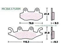 Bremsbeläge vorne TGB 300 X-Motion i.e.