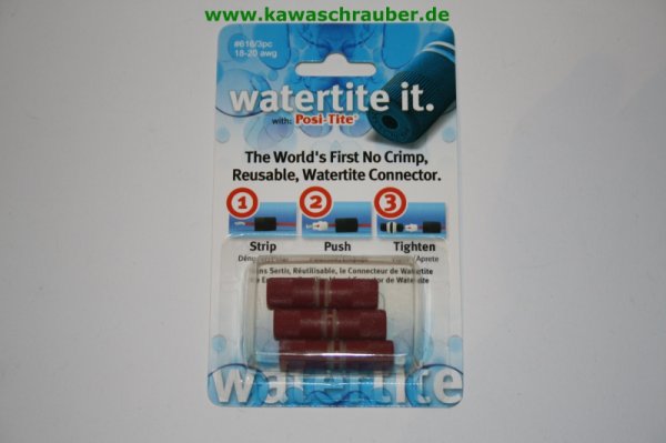 PL616 Posi-Tite Kabelverbinder wasserdicht 0,5mm bis 1,0mm 6V / 12V / 24V wieder verwendbar !
