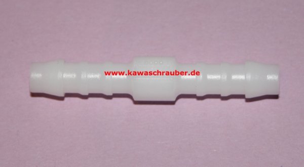 Kunststoff Schlauchverbinder gerade Verbindungsstutzen 6mm Schlauchanschluß