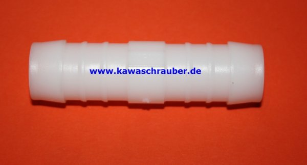 Kunststoff Schlauchverbinder gerade Verbindungsstutzen 19mm Schlauchanschluß