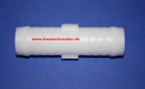 Kunststoff Schlauchverbinder gerade Verbindungsstutzen 25mm Schlauchanschluß