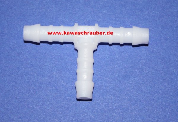 Kunststoff Schlauchverbinder Abzweigverbinder T-Verbinder 6mm Innendurchmesser