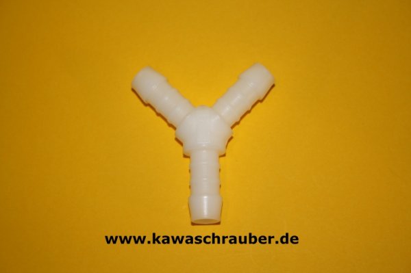 Kunststoff Y Schlauchverbinder Abzweigverbinder Y-Verbinder Verbindungsstutzen 13mm