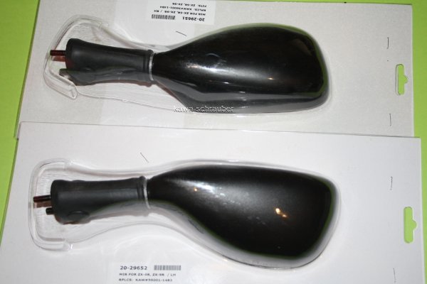 Satz Spiegel Kawasaki ZX-6R ZX-9R ZX6R / ZX9R e-geprüft