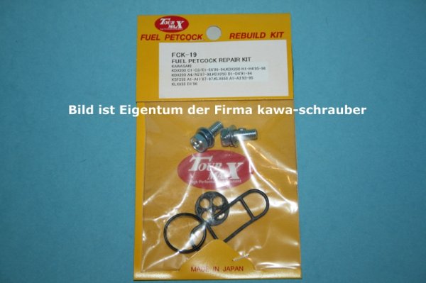 Benzinhahn Reparatursatz FCK-19 Kawasaki KDX250