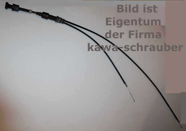 Chokezug 58cm / 30,5cm mit Chokeknopf und Doppler Honda