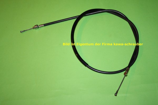 Kupplungszug 102cm Yamaha variabler Anschlußnippel (Tonne/Pilz)