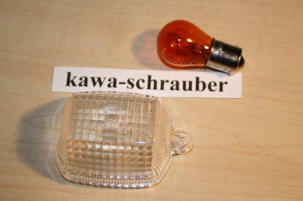 Blinkerglas Kawasaki ZXR400 GPZ500S KLE500 ZXR750 ZR7 ZR7S