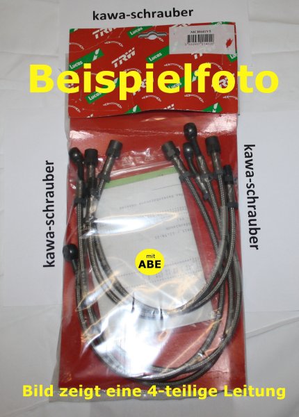 Bremsleitung Stahlflex vorne 10-teilig von TRW mit ABE Honda CB1100 X11 X-Eleven Typ SC42