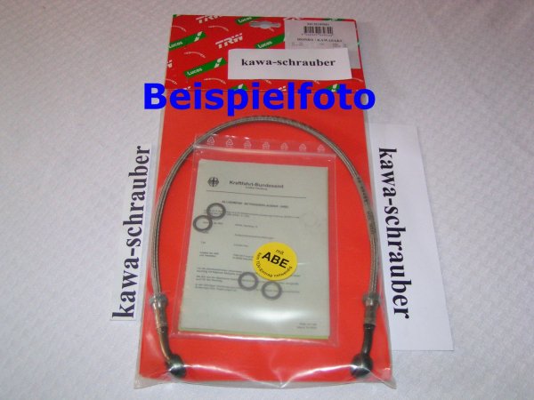 Bremsleitung Stahlflex hinten von TRW mit ABE Suzuki DR650R / DR650RU Typ SP44B Bj. 1992-1995