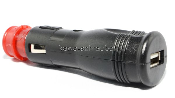 BAAS USB3 Steckeradapter USB Adapter Stecker 12V/5V 1000mA Zigarettenanzünder / USB