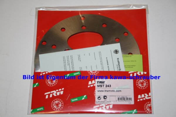 Bremsscheibe vorne von TRW mit ABE für ADLY 100 Super Sonic