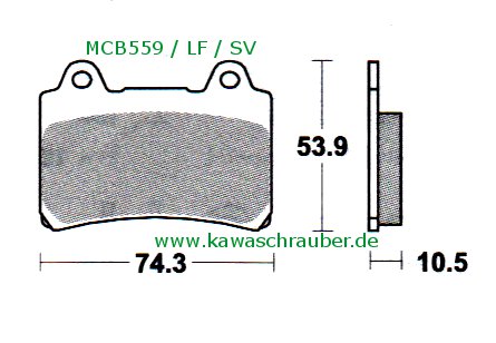 MCB559SV Sinter vorne