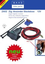 Bordsteckdose BAAS ZA02 12 Volt Zigarettenanzünder / DIN / auch für BMW