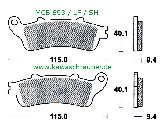 MCB693SH Sinter hinten