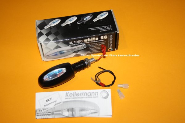 Kellermann Blinker BL1000SG BL 1000 SG schwarz mit Schraubgewinde M10x1,25