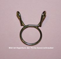 Benzinschlauchklemme Schlauchklemme Klemme 5-7mm Innen Durchmesser, verzinkt