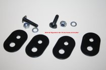 123.758 Kellermann Blinker Micro Zubehör Halteplatte Umrüstkit Kawasaki Z750 ab Bj. 2003
