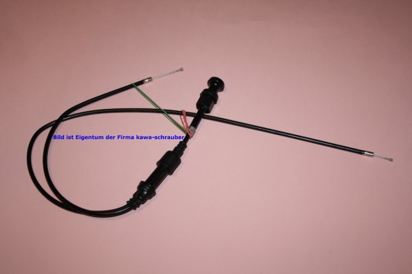 Chokezug mit Doppler 42cm / 69cm mit Chokeknopf Honda