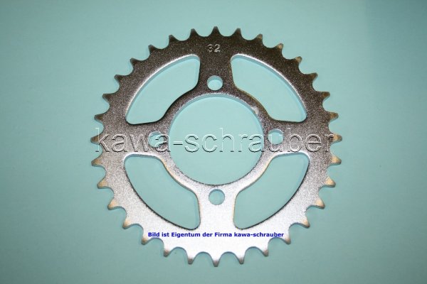 Aeon 125 Cobra RS 2 / Sport Ritzel hinten / Kettenblatt / Kettenrad 32 Zähne