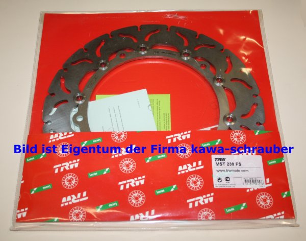 MST239FS Bremsscheibe vorne von TRW mit ABE (schwimmend) für BMW R1200GS R 1200 GS / Adventure ABS Typ R12