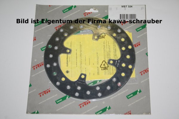 Bremsscheibe hinten von TRW mit ABE für Honda CR85R Typ HE07 Bj. 2003-2007