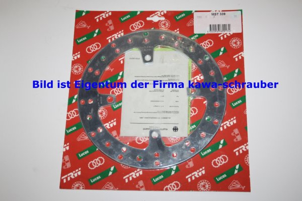 Bremsscheibe hinten von TRW mit ABE für Honda CBF500 / ABS Typ PC39