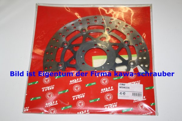 Bremsscheibe vorne von TRW mit ABE für Honda VFR800 Typ RC46