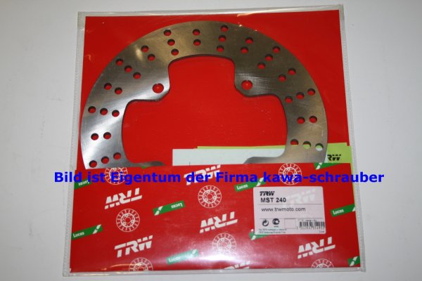 Bremsscheibe hinten von TRW mit ABE für Honda CB900 Hornet Typ SC48