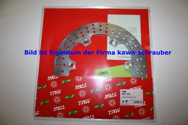 Bremsscheibe hinten von TRW mit ABE für Honda VT1100 Shadow Ace Typ SC32 Bj. 1995-2002