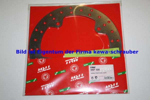 Bremsscheibe hinten von TRW mit ABE für Honda XL 1000 Varadero Typ SD01 / Typ SD02 bis Bj. 2006