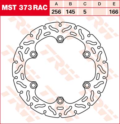 Bremsscheibe hinten von TRW mit ABE für Honda X-11 X11 X 1100 Eleven Typ SC42