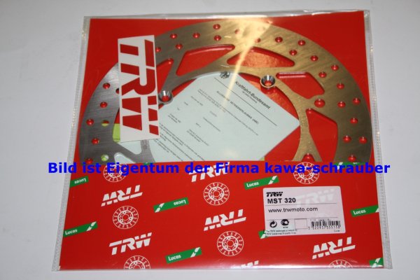 Bremsscheibe vorne von TRW mit ABE für Husqvarna TE400 Baujahre 2001-2002