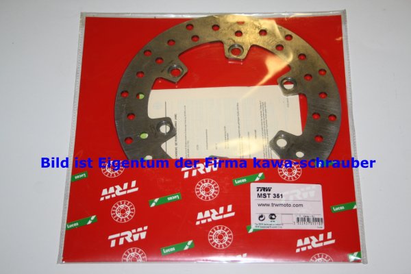 Bremsscheibe hinten von TRW mit ABE für Husqvarna TC610 Bj. 1992-1999