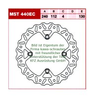 130/112/240 MST440EC Bremsscheibe offroad von TRW mit ABE
