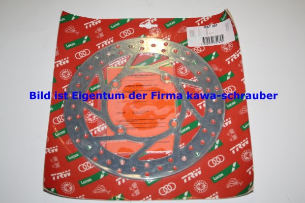 Bremsscheibe vorne von TRW mit ABE für Kawasaki KX125 Typ KX125M Bj. 2003-2005