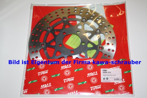 Bremsscheibe vorne von TRW mit ABE für Kawasaki ZZR250