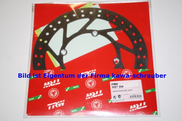 Bremsscheibe vorne von TRW mit ABE für Kawasaki KDX250 Bj. 1991-1998