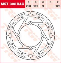 Bremsscheibe vorne von TRW mit ABE für Kawasaki KLX450R Bj. ab 2007