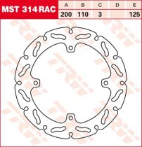 Bremsscheibe hinten von TRW mit ABE für KTM SX85 Bj. ab 2004