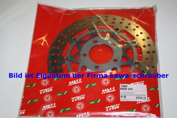 Bremsscheibe vorne von TRW mit ABE für Suzuki GSX600F Typen GN72B / WVAJ Bj. 1989-2002