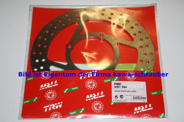 Bremsscheibe hinten von TRW mit ABE für Suzuki GSX600F Typ GN72B Bj. 1993-1997