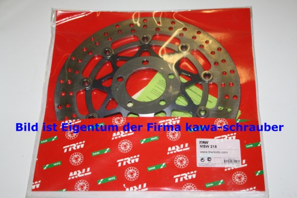 Bremsscheibe vorne von TRW mit ABE für Suzuki GSX750 Typ WVAE Bj. 1998-2002