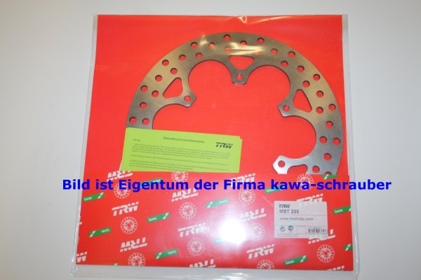 Bremsscheibe vorne von TRW mit ABE für Yamaha XV250 Virago Typ 3LW Bj. 1995-2000