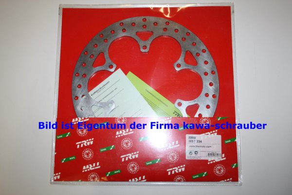Bremsscheibe vorne von TRW mit ABE für Yamaha XTZ660 Tenere Typen 3YF / 4MD