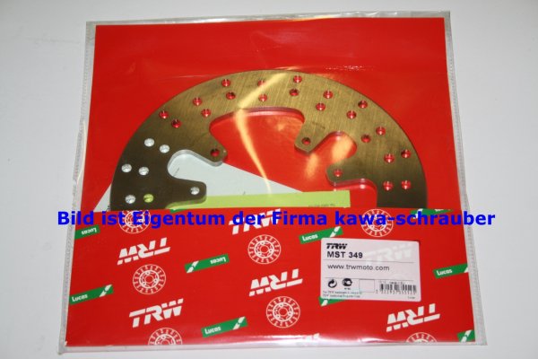 Bremsscheibe hinten von TRW mit ABE für Yamaha XTZ660 Tenere Typen 3YF / 4MD
