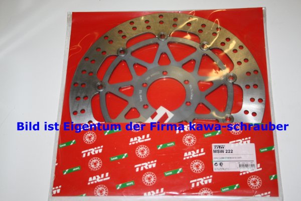 Bremsscheibe vorne von TRW mit ABE für Yamaha FZR1000 Exup Typ 3LE Bj. 1994-1995